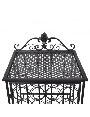 Portabottiglie per 28 Bottiglie di Vino in Metallo