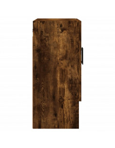 Armadietto a Muro Rovere Fumo 60x31x70 cm in Legno Multistrato 2