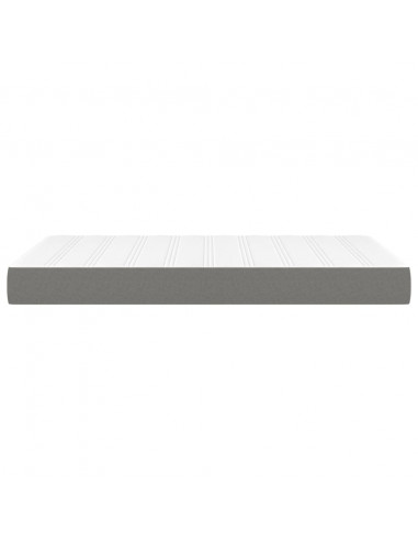 Materasso a Molle Insacchettate Grigio Scuro 120x200x20 cm