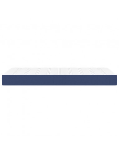 Materasso a Molle Blu 90x190x20 cm in Tessuto
