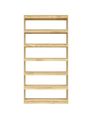 Libreria/Divisorio 100x30x200 cm Legno Massello di Pino