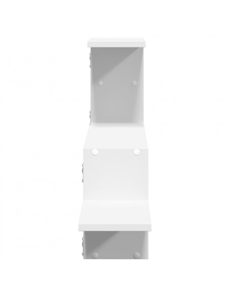 Scaffale a Parete Bianco 104x15x49 cm in Legno Multistrato