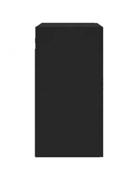 Armadietto a Muro Nero 60x31x60 cm in Legno Multistrato