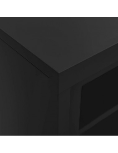 Armadio con Anta Scorrevole e Fioriera Antracite in Acciaio