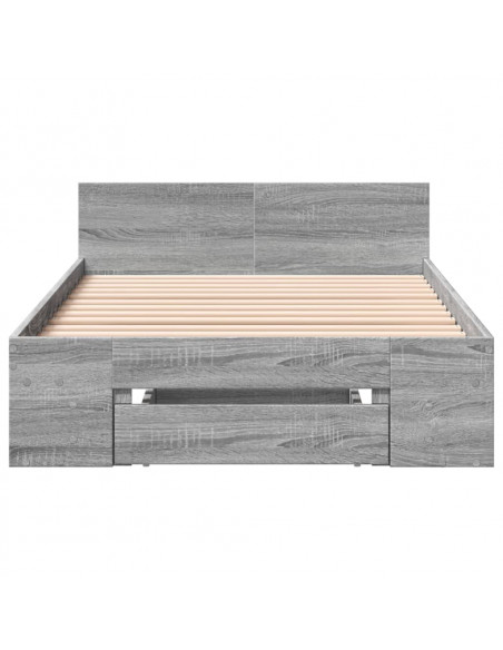 Giroletto Cassetto Grigio Sonoma 75x190 cm Legno Multistrato