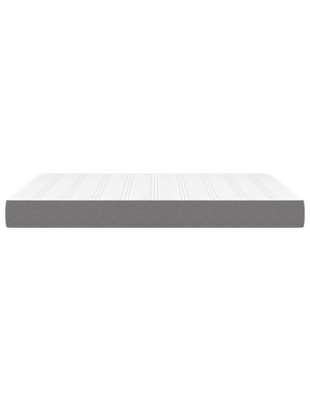 Materasso a Molle Insacchettate Grigio Scuro 140x190x20 cm