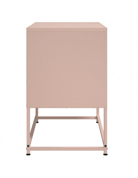 Mobile TV Rosa 68,5x39x60,5 cm in Acciaio