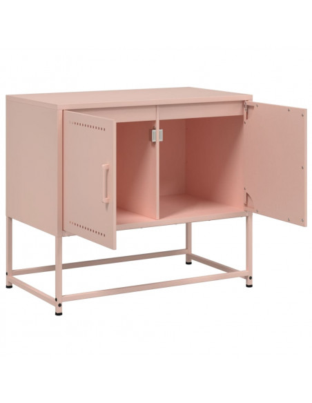 Mobile TV Rosa 68,5x39x60,5 cm in Acciaio