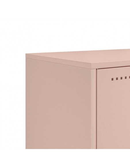 Mobile TV Rosa 68,5x39x60,5 cm in Acciaio