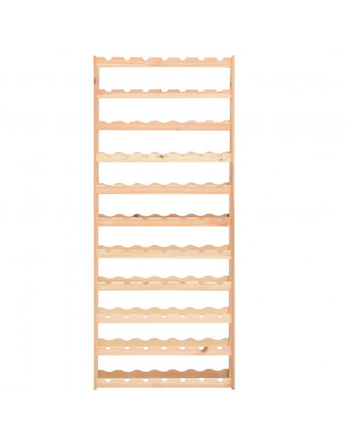 Portavini da 77 Bottiglie in Legno di Pino