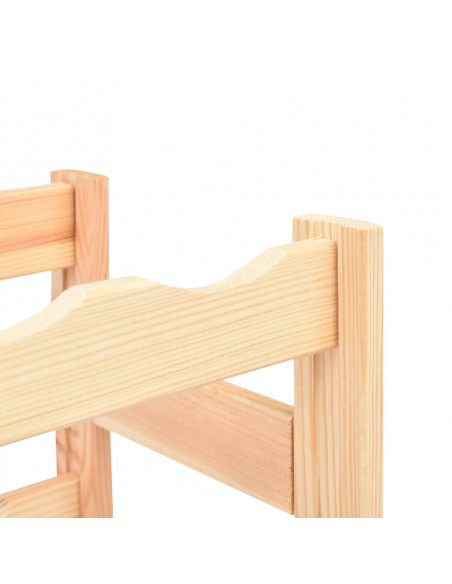 Portavini da 77 Bottiglie in Legno di Pino