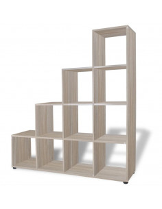 Libreria Scalare / Scaffale Espositore 142 cm Rovere 2