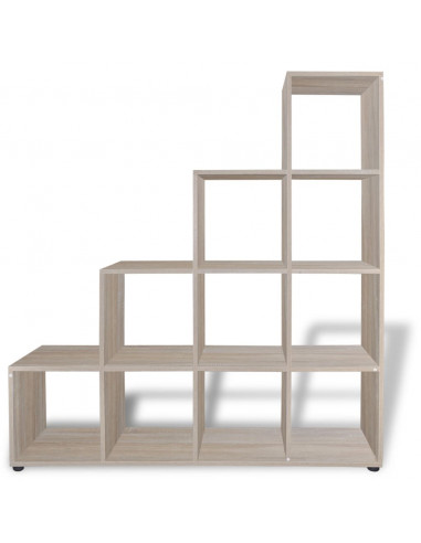 Libreria Scalare / Scaffale Espositore 142 cm Rovere