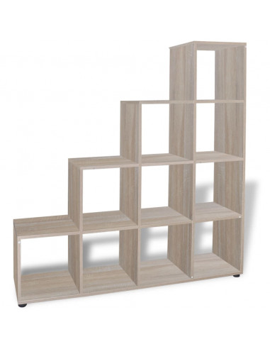 Libreria Scalare / Scaffale Espositore 142 cm Rovere