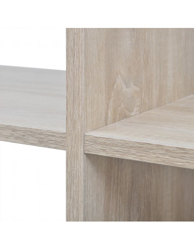 Libreria Scalare / Scaffale Espositore 142 cm Rovere