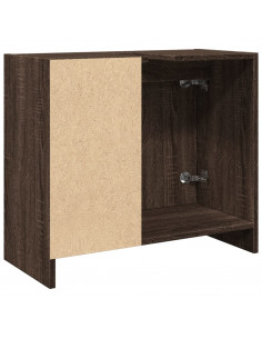 Mobile Lavabo Rovere Fumo 63x29x55 cm in Truciolare 2