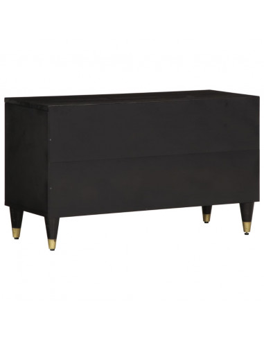 Mobile Porta TV 80x31x46 cm in Legno Massello di Mango