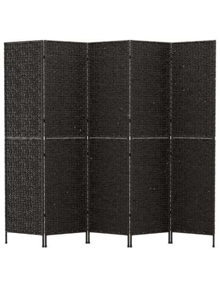 Divisorio Ambienti 5Pannelli Nero 205x180cm Giacinto d'Acqua