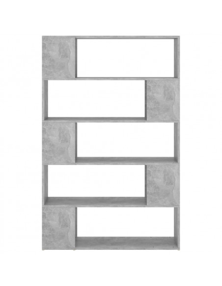 Libreria/Divisorio Grigio Cemento 100x24x155 cm in Truciolato