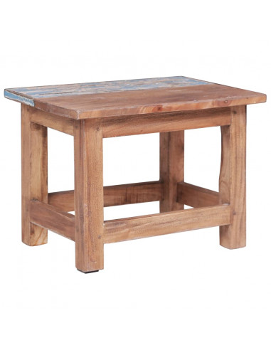 Tavolini Impilabili 2 pz in Legno Massello di Recupero