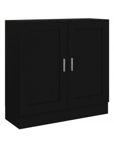 Libreria Nera 82,5x30,5x80 cm in Legno Multistrato 2