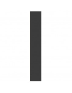 Credenza con LED Nera 69x32,5x200 cm in Truciolato 2