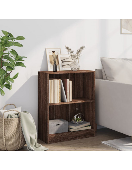 Libreria Rovere Marrone 60x24x76 cm in Legno Multistrato