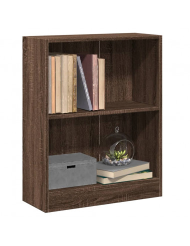 Libreria Rovere Marrone 60x24x76 cm in Legno Multistrato