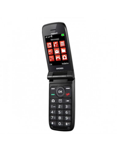 Brondi Magnum 4 7,11 cm (2.8") Nero Telefono cellulare basico