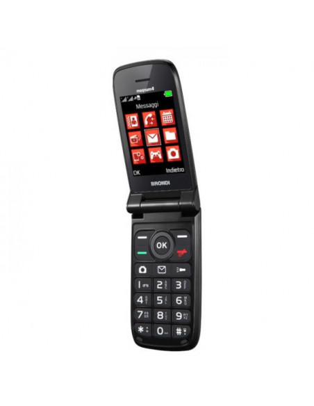 Brondi Magnum 4 7,11 cm (2.8") Nero Telefono cellulare basico
