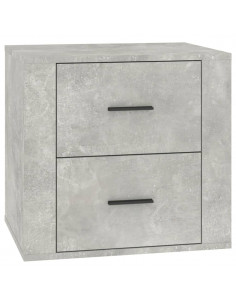 Comodino Grigio Cemento 50x39x47 cm 2