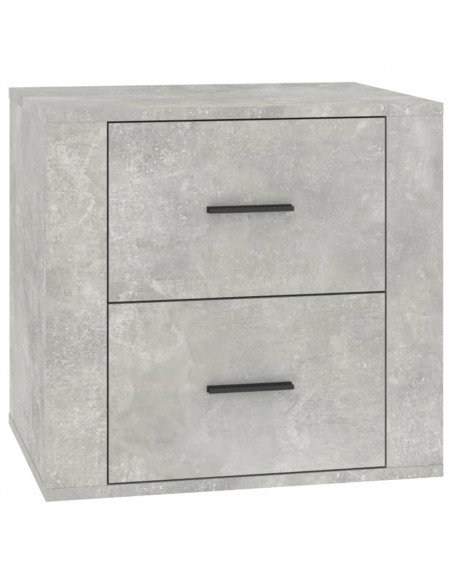 Comodino Grigio Cemento 50x39x47 cm