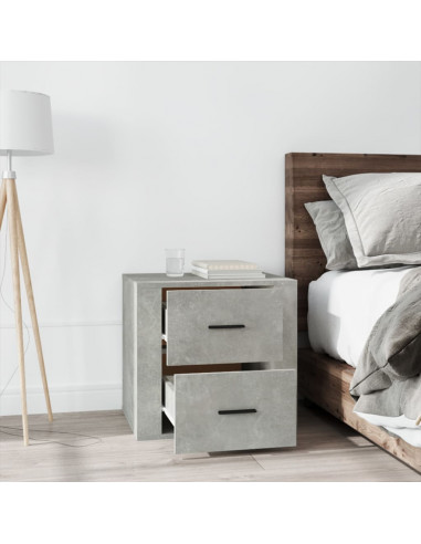 Comodino Grigio Cemento 50x39x47 cm