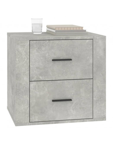 Comodino Grigio Cemento 50x39x47 cm