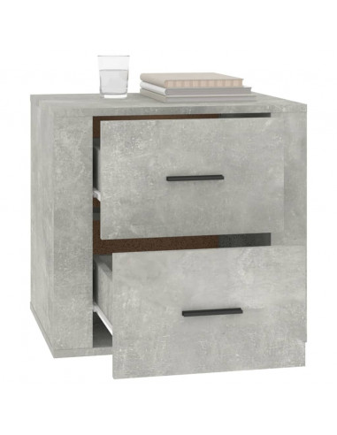 Comodino Grigio Cemento 50x39x47 cm