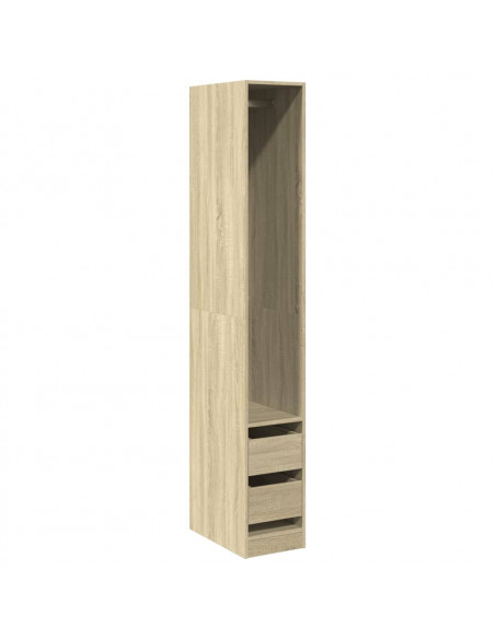 Armadio Rovere Sonoma 30x50x200 cm in Legno Multistrato
