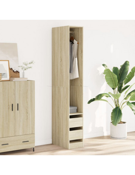 Armadio Rovere Sonoma 30x50x200 cm in Legno Multistrato