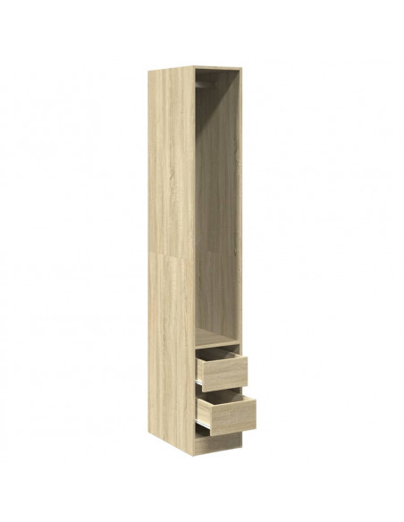 Armadio Rovere Sonoma 30x50x200 cm in Legno Multistrato