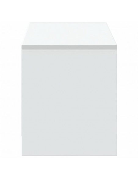 Mobile Porta TV con LED Bianco 140x34x40 cm in Truciolato