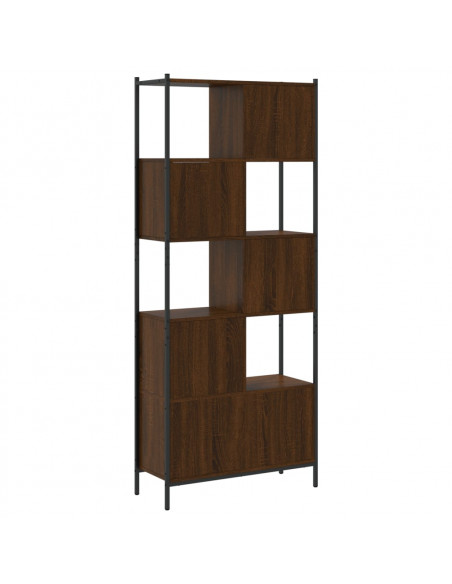 Libreria Rovere Marrone 72x28x172 cm in Legno Multistrato