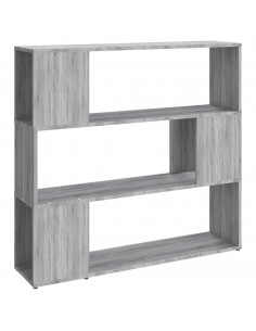 Libreria/Divisorio Grigio Sonoma 100x24x94 cm 2