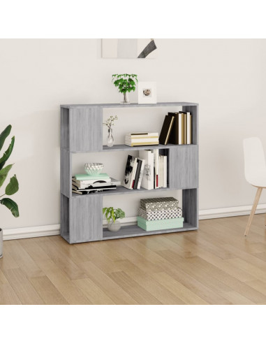 Libreria/Divisorio Grigio Sonoma 100x24x94 cm