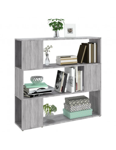 Libreria/Divisorio Grigio Sonoma 100x24x94 cm