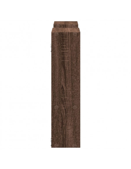 Mensola a Muro Rovere Marrone 99x15x60 cm in Truciolato