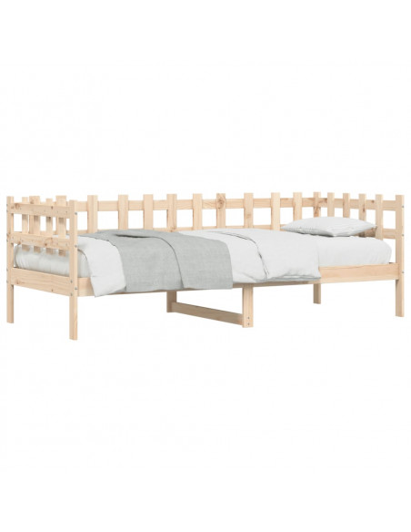Dormeuse 90x190 cm in Legno Massello di Pino