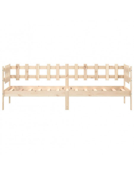 Dormeuse 90x190 cm in Legno Massello di Pino