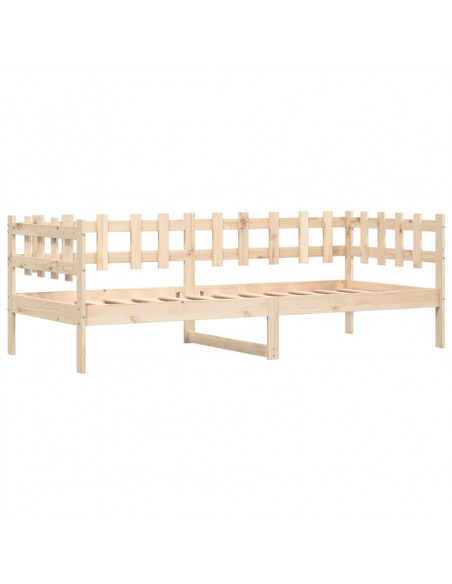 Dormeuse 90x190 cm in Legno Massello di Pino