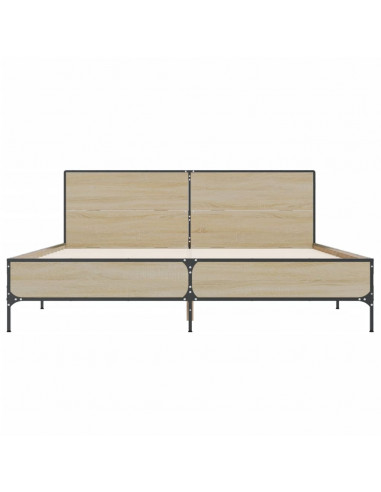 Giroletto Rovere Sonoma 120x190 cm in Legno Multistrato Metallo