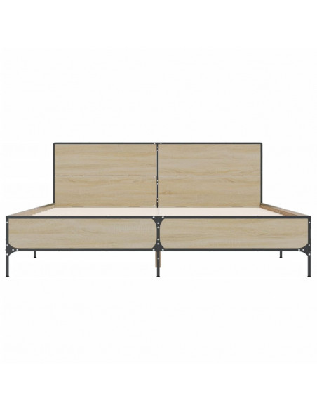 Giroletto Rovere Sonoma 120x190 cm in Legno Multistrato Metallo