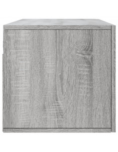 Mobile a Parete Grigio Sonoma 100x36,5x35 cm Legno Multistrato 2